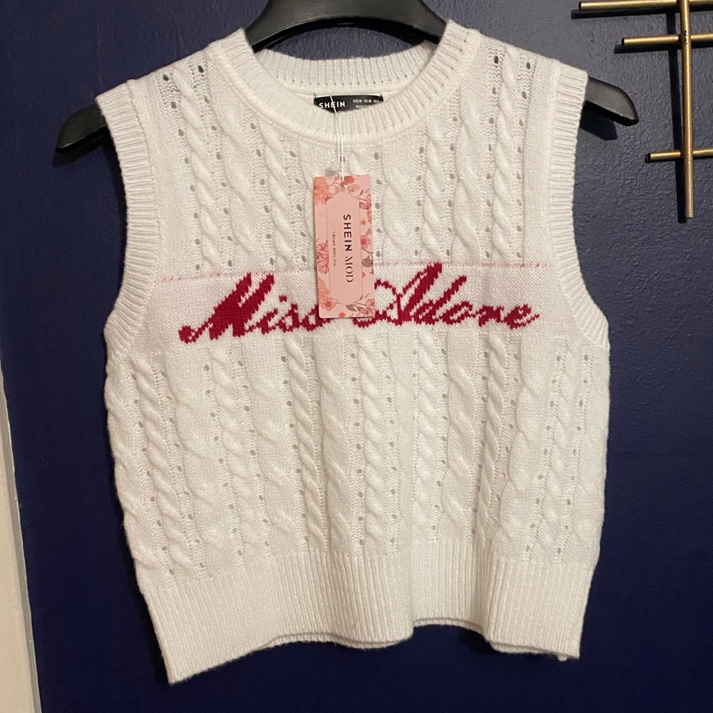 NWT Womens shein sweater size m